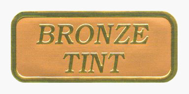 Bronze Tint Ink on Gold Foil