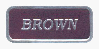 Brown Ink on Silver Foil