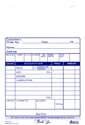 Service Station Register Form