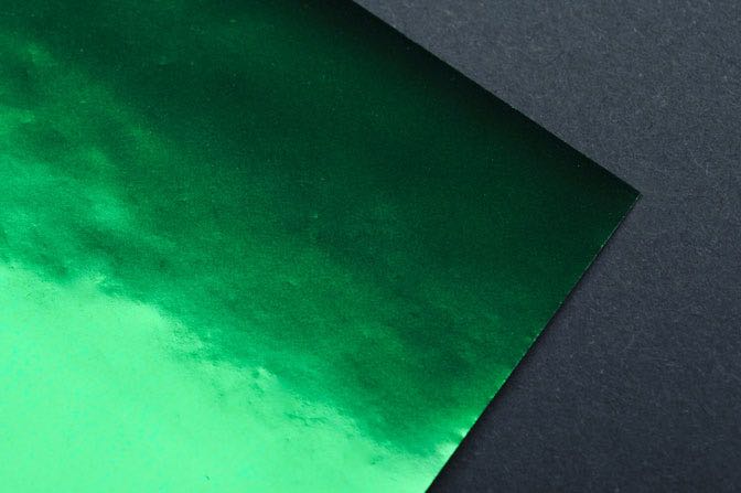 Green Foil Sample