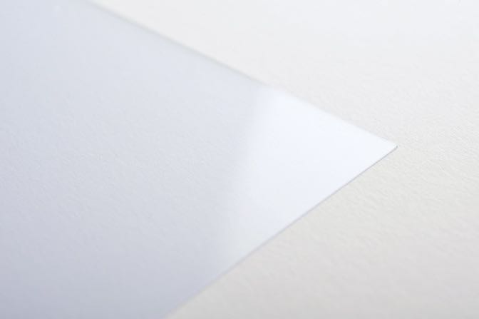 Clear Plastic Business Card Stock