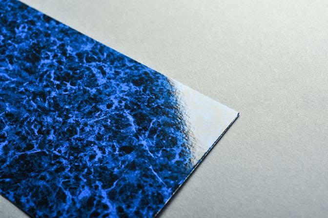 Indigo Marble Business Card Stock