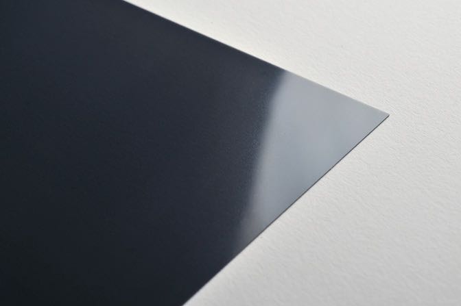 Smoke Plastic Business Card Stock