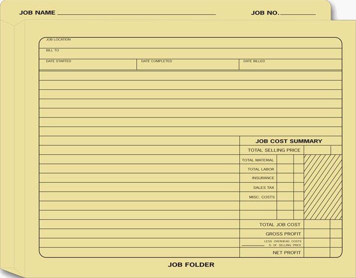 Expandable Job Folder