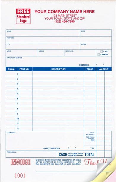 Service Order Book