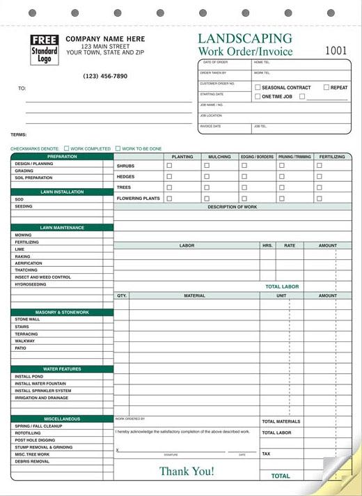 Free Printable Work Order Template from www.amosprint.com