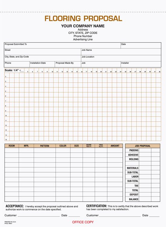 Flooring Proposal Template Free