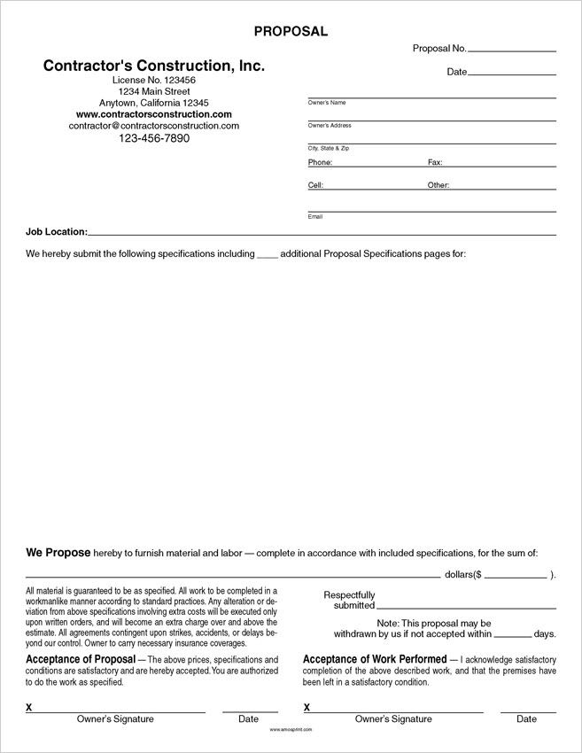 Ready-to-Use PDF California Proposal & Proposal