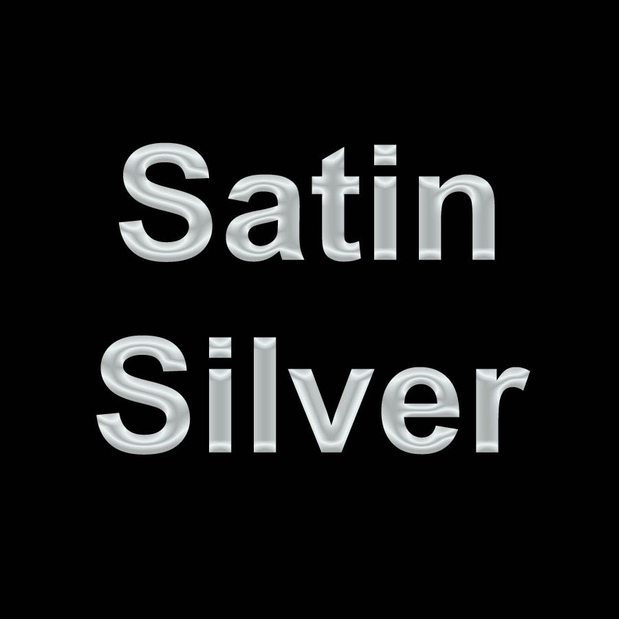 Satin Silver Foil Sample