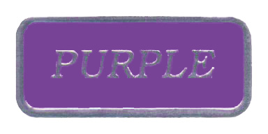 Purple Ink on Silver Foil