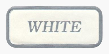 White Ink on Silver Foil