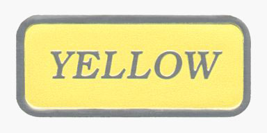Yellow Ink on Silver Foil