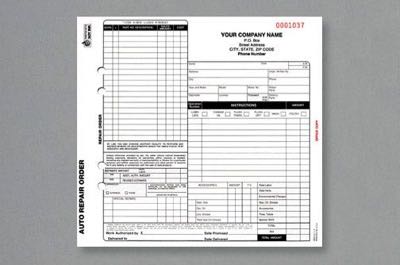 8.5 x 8.5 Repair Orders