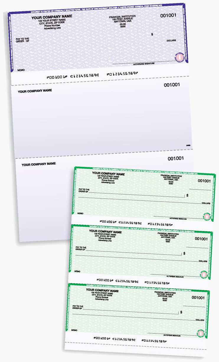 QuickBooks Check Samples