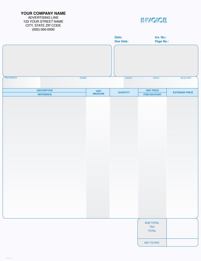 DacEasy Service Invoice