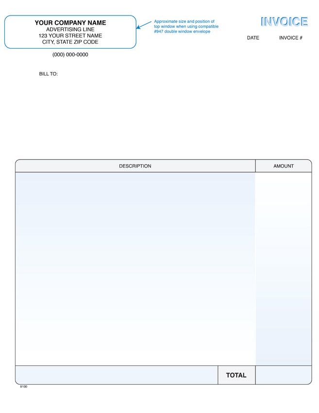 QuickBooks Professional Invoice