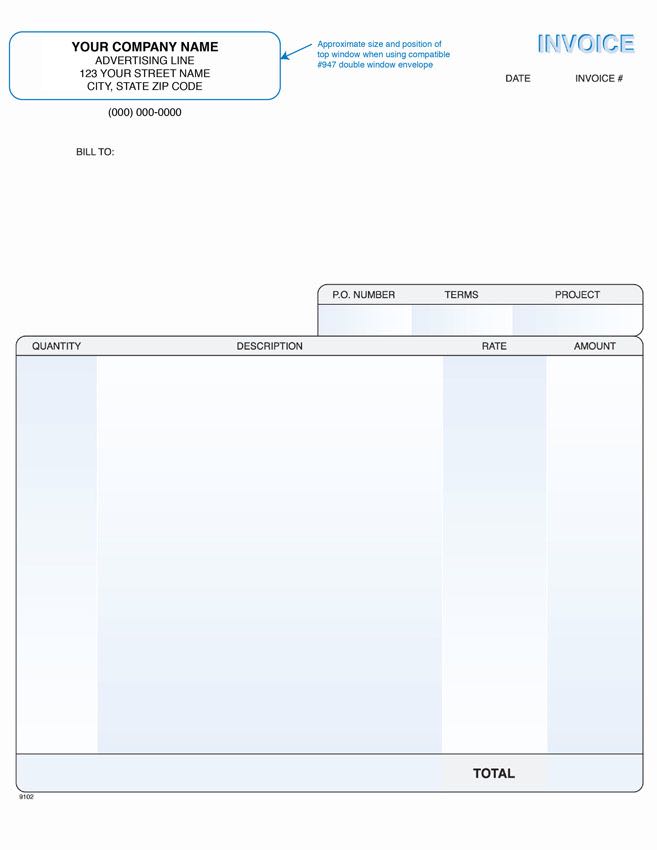 QuickBooks Service Invoice