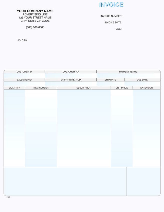 Peachtree Windows Product Invoice