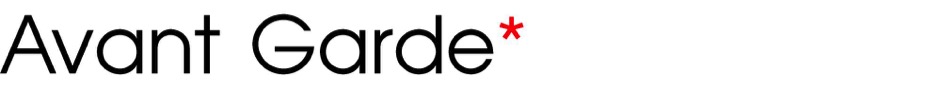 Avant Garde Typeface
