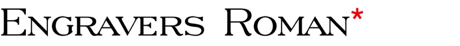 Engravers Roman Typeface