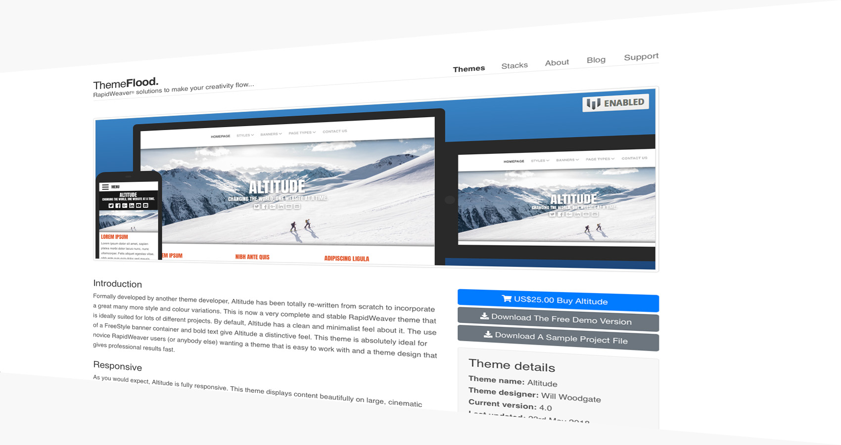 Altitude theme by ThemeFlood