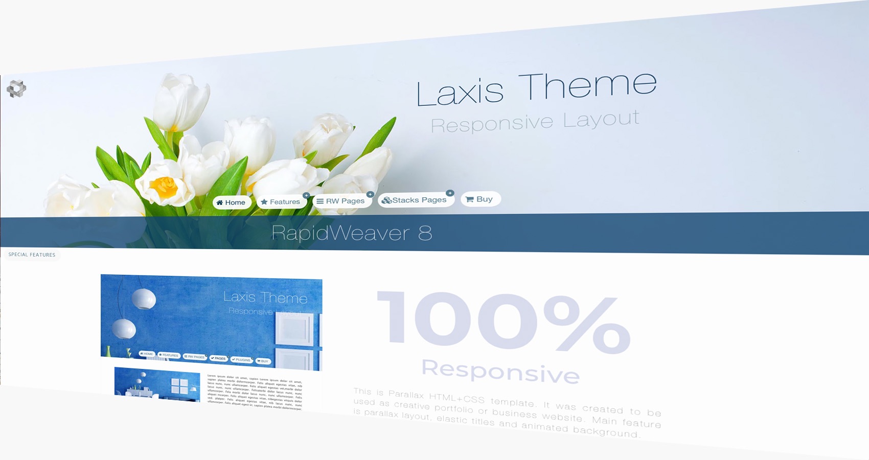 Laxis theme by MultiThemes