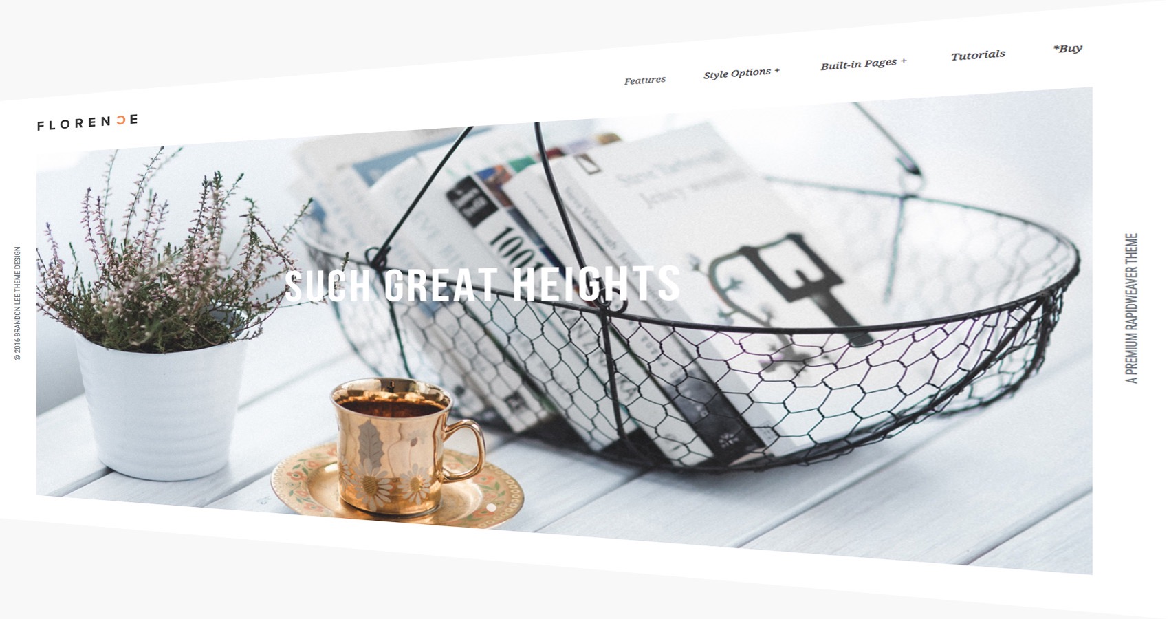 Florence theme by Brandon Lee Design