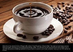 Rrags Caffe website