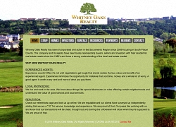 Whitney Oaks Realty website